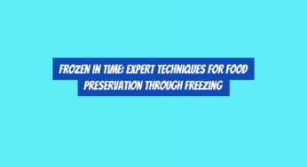 Frozen in Time: Expert Techniques for Food Preservation through Freezing